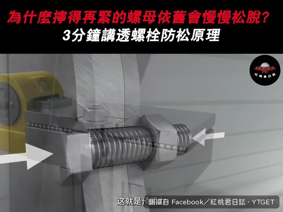 振動讓預緊力慢慢消失
