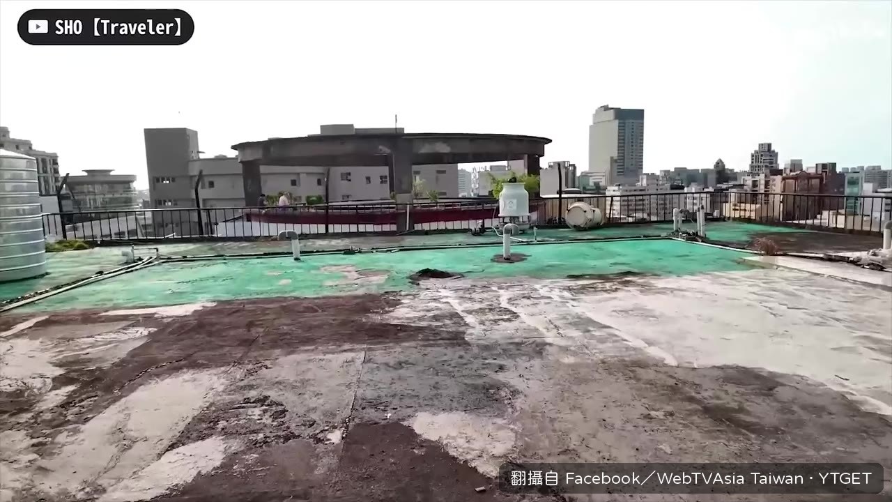 屋頂看出去的中壢市景