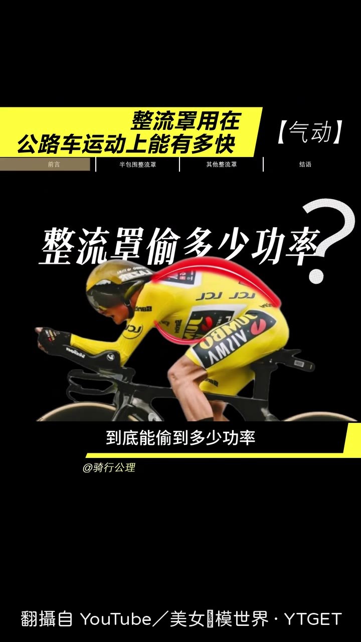 半包圍整流罩的風阻示意圖
