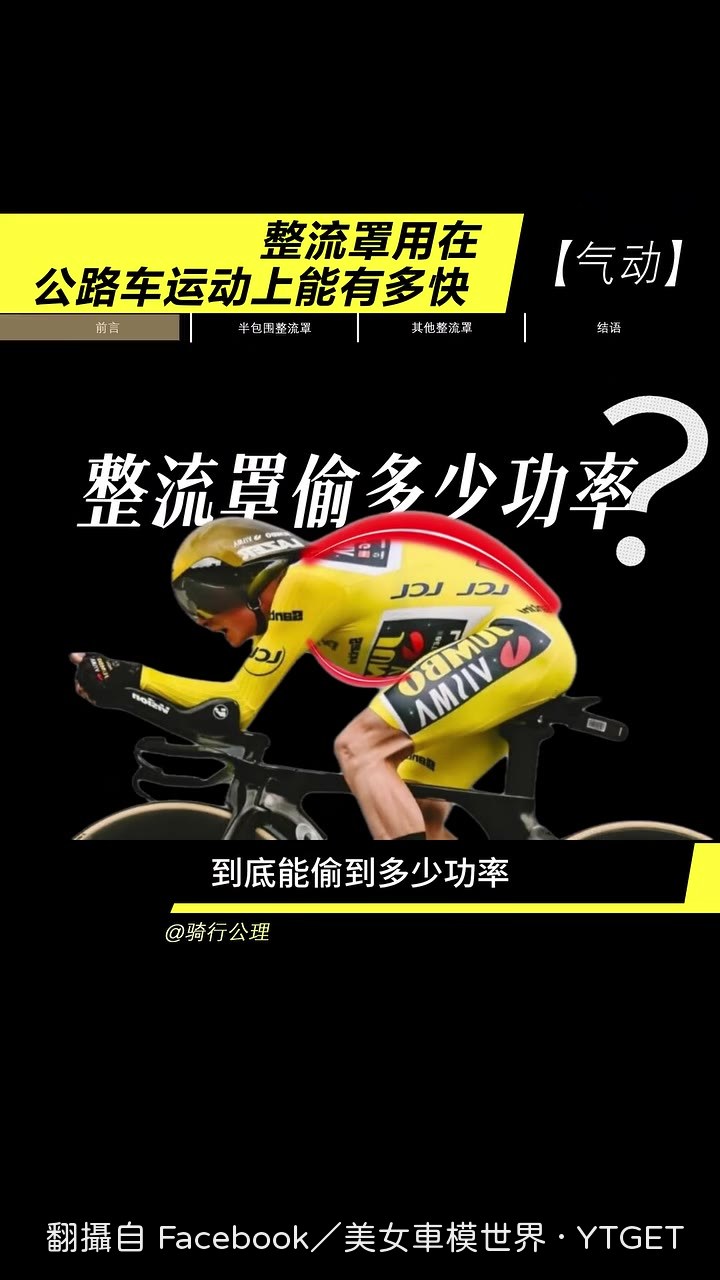半包圍整流罩的風阻示意圖