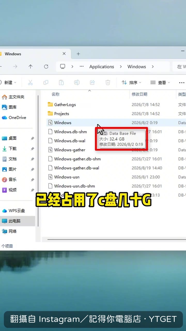 刪除搜尋服務資料夾,電腦滿血復活