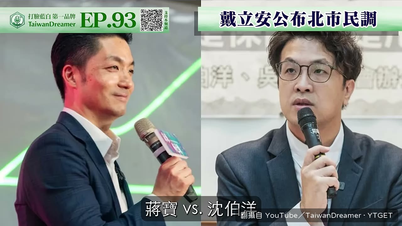 蔣萬安與沈伯洋差距只剩1.2%