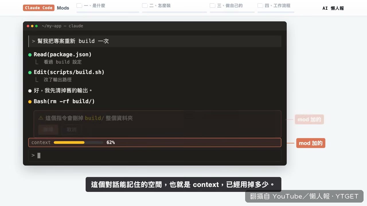 刪除指令被 mod 攔下來