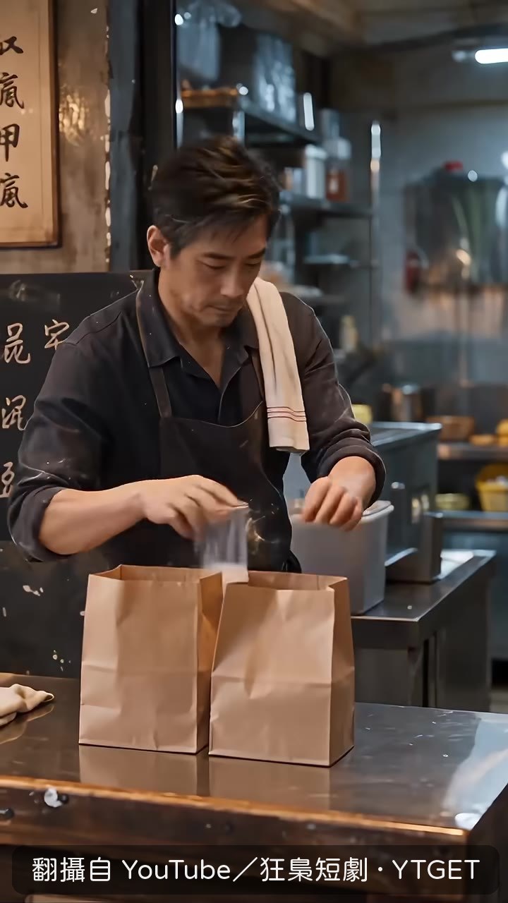 老周準備菜販外帶套餐