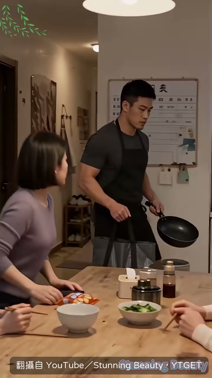 張凱做完飯趕回店裡