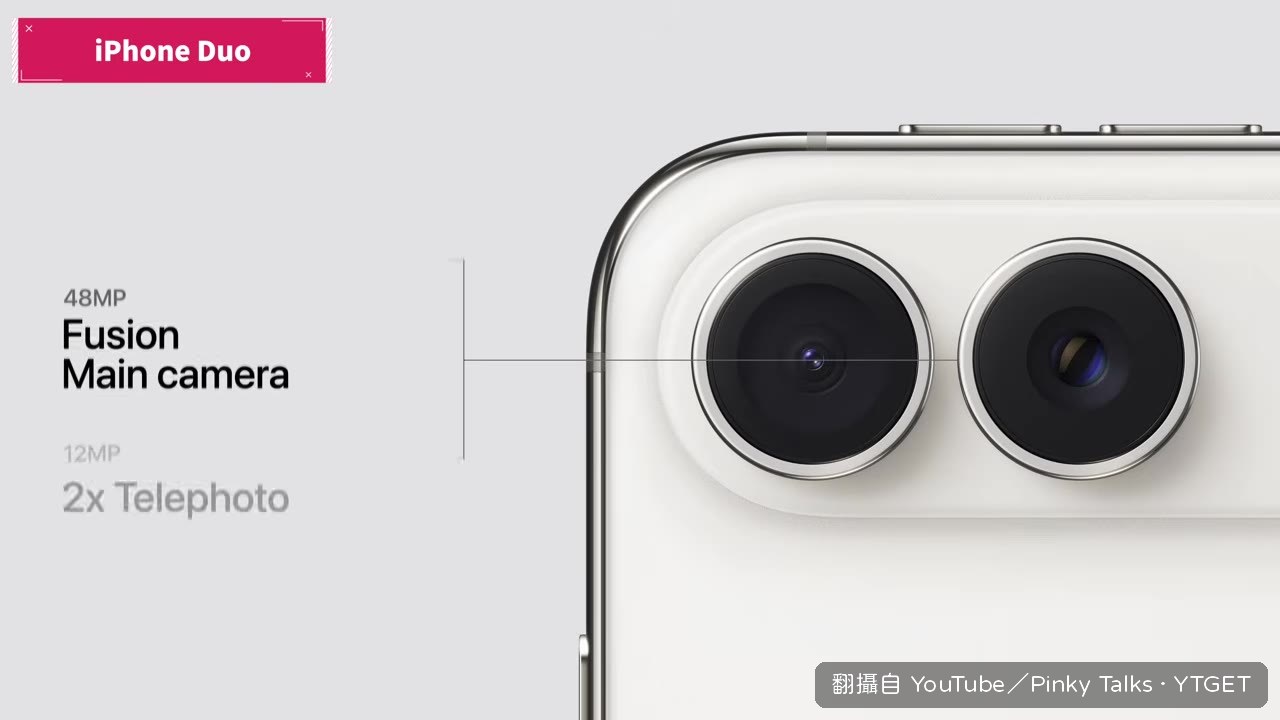 機背雙鏡頭,沒有遠攝