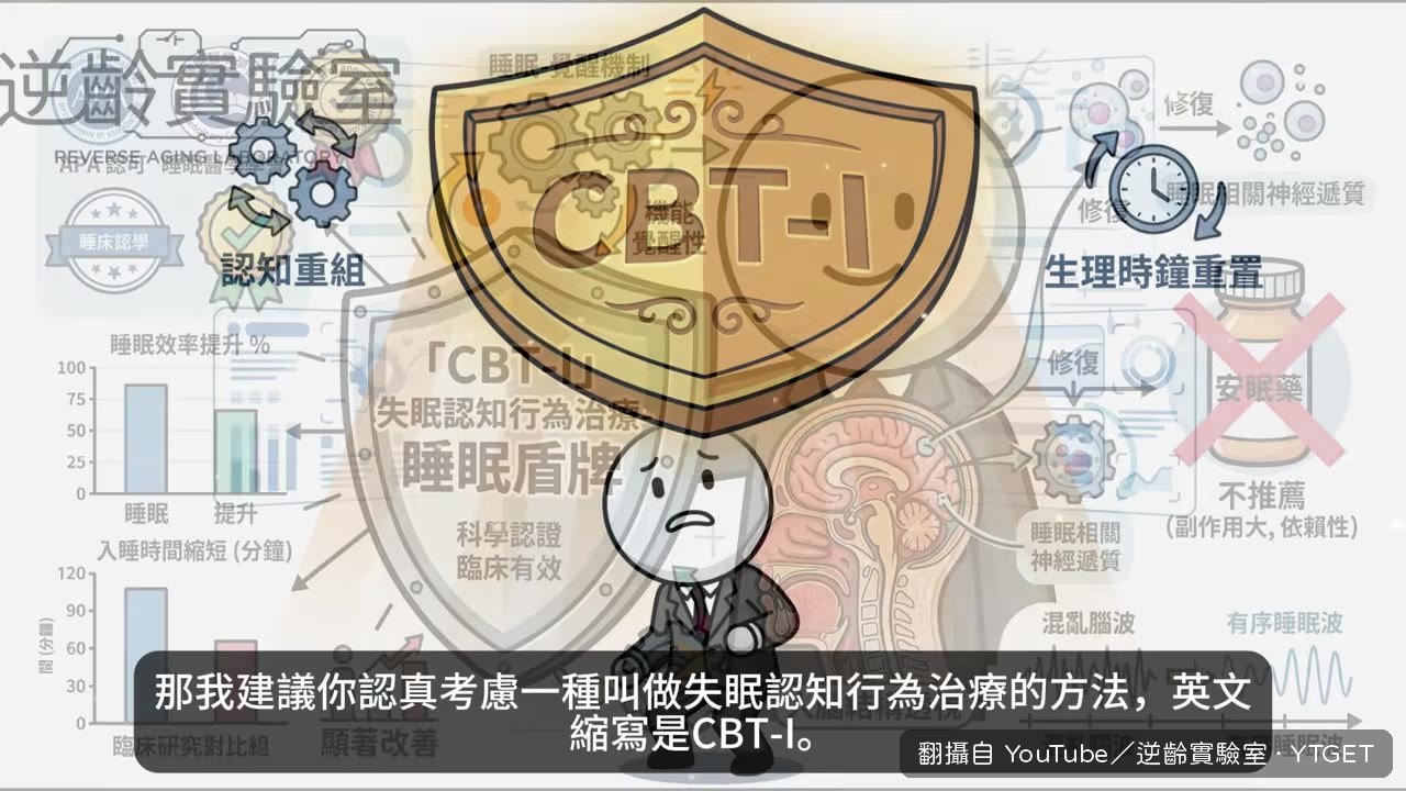 CBT-I 是國際公認一線療法