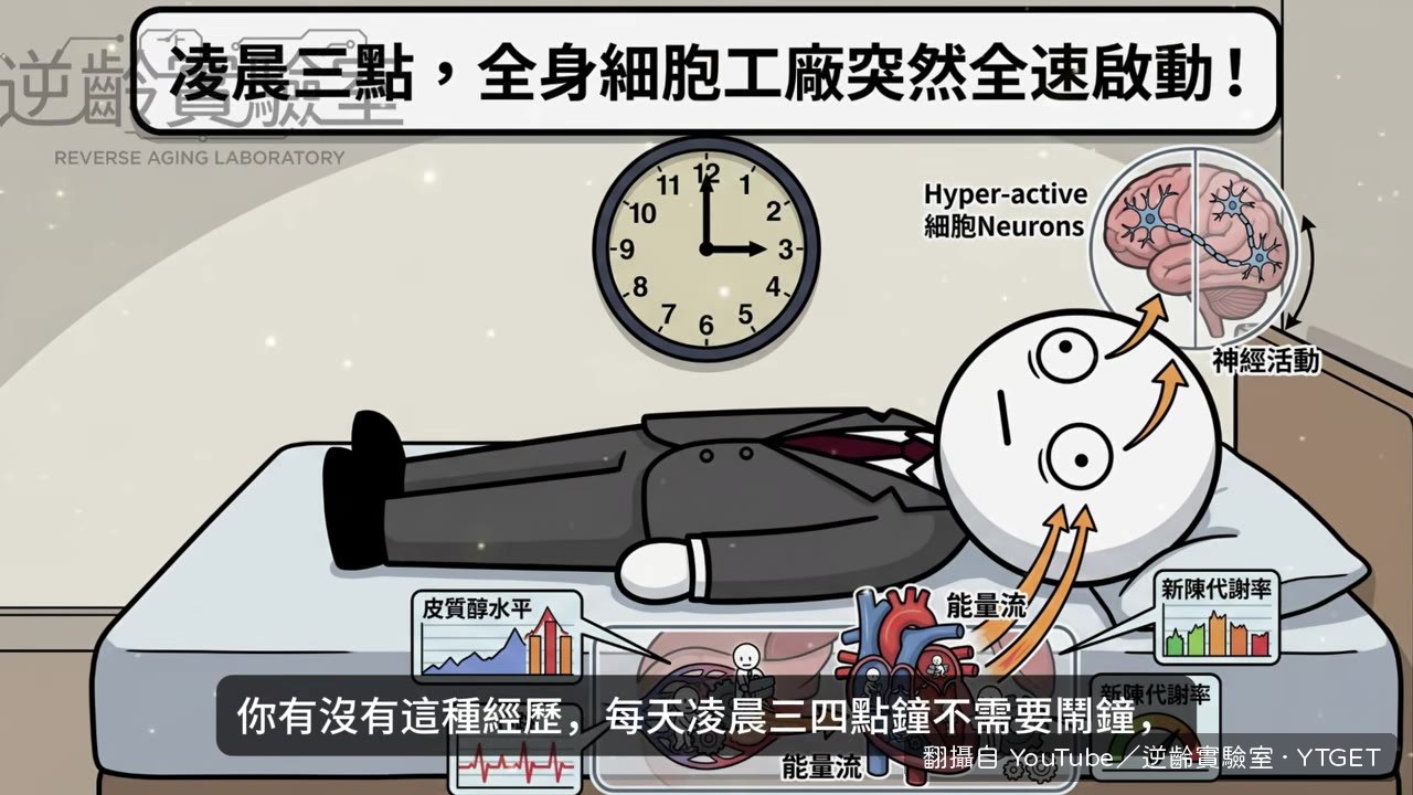 凌晨三點自動睜開眼