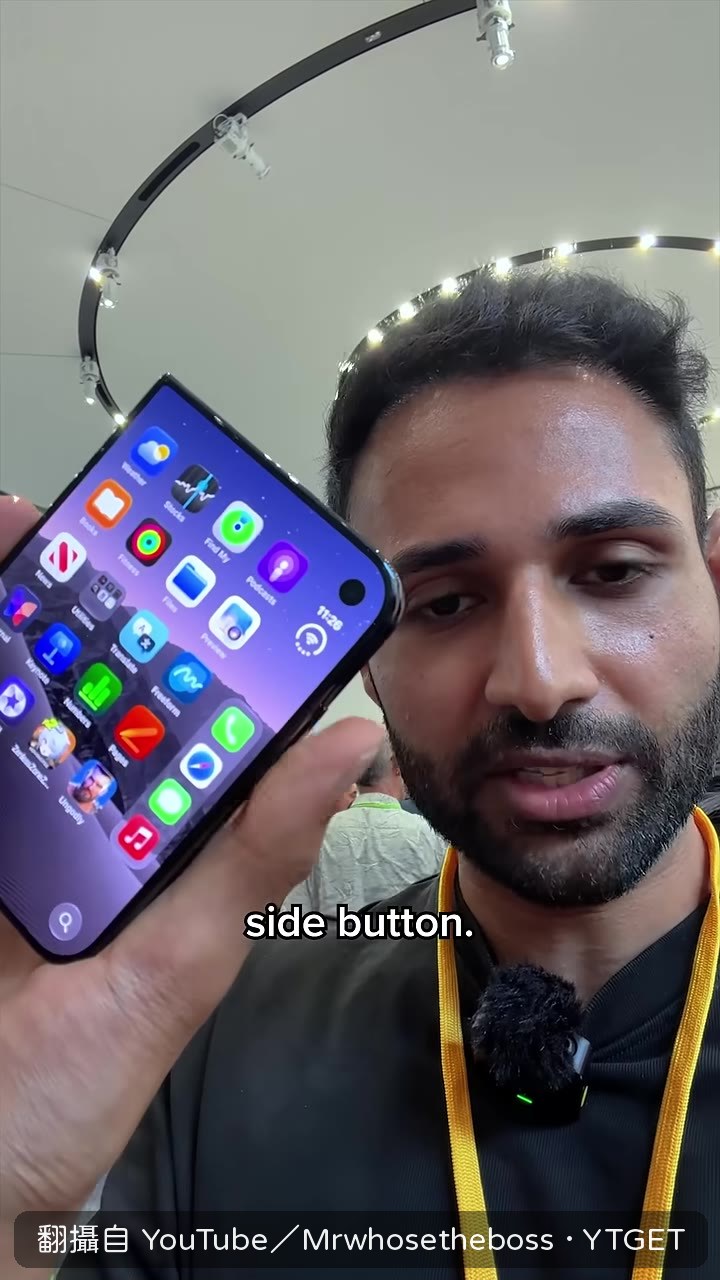 側邊 Touch ID 解鎖示範