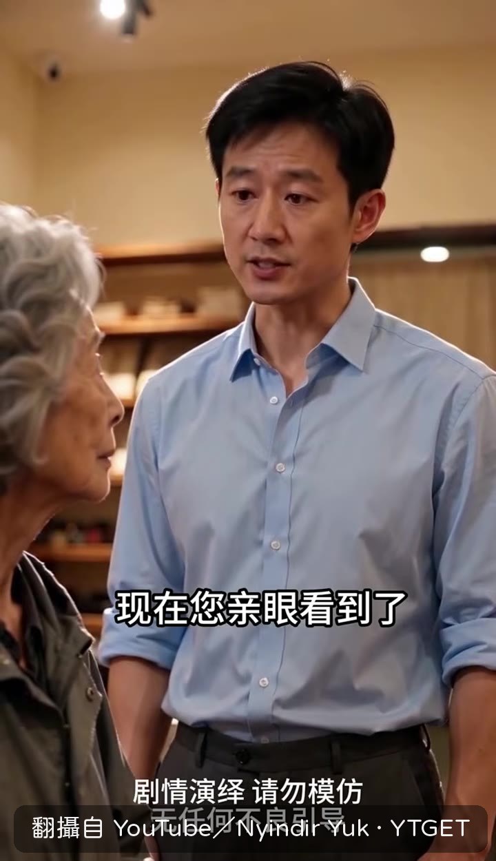 顧阿姨穿破雨衣考驗唐蔓