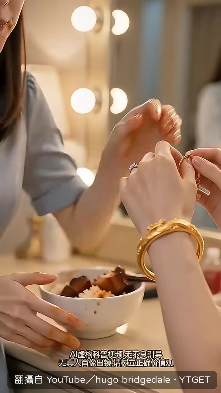 大金鐲子被小雅一把搶走