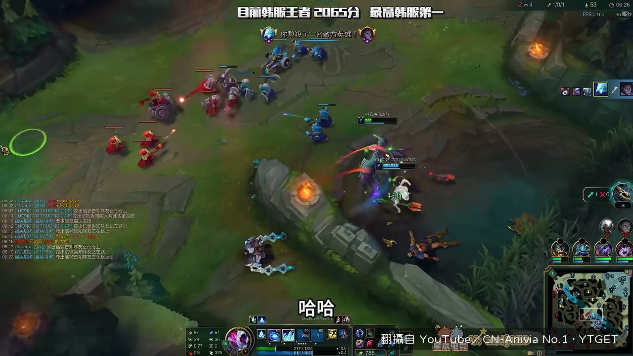 猜到潘森要來，靠蛋和閃現往前賣