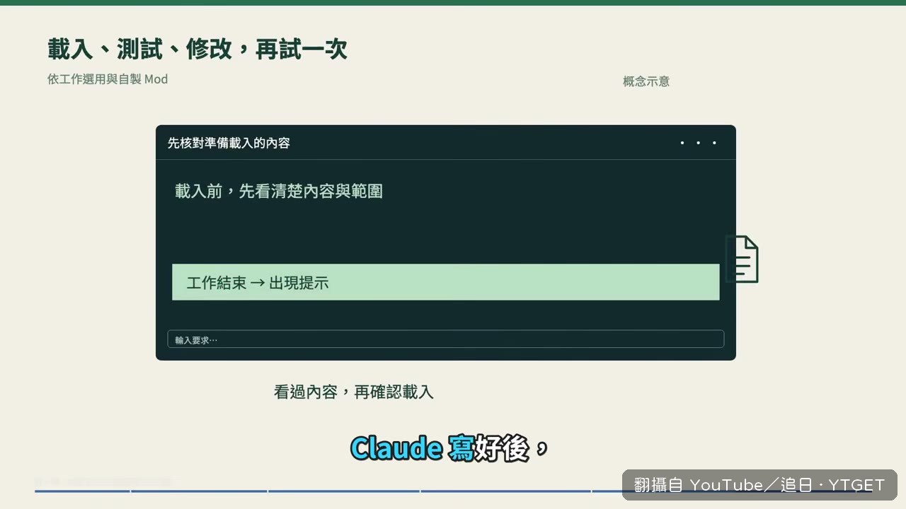 載入自製 Mod 前的確認畫面