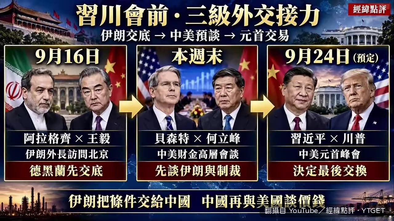 伊朗外長專機即將降落北京