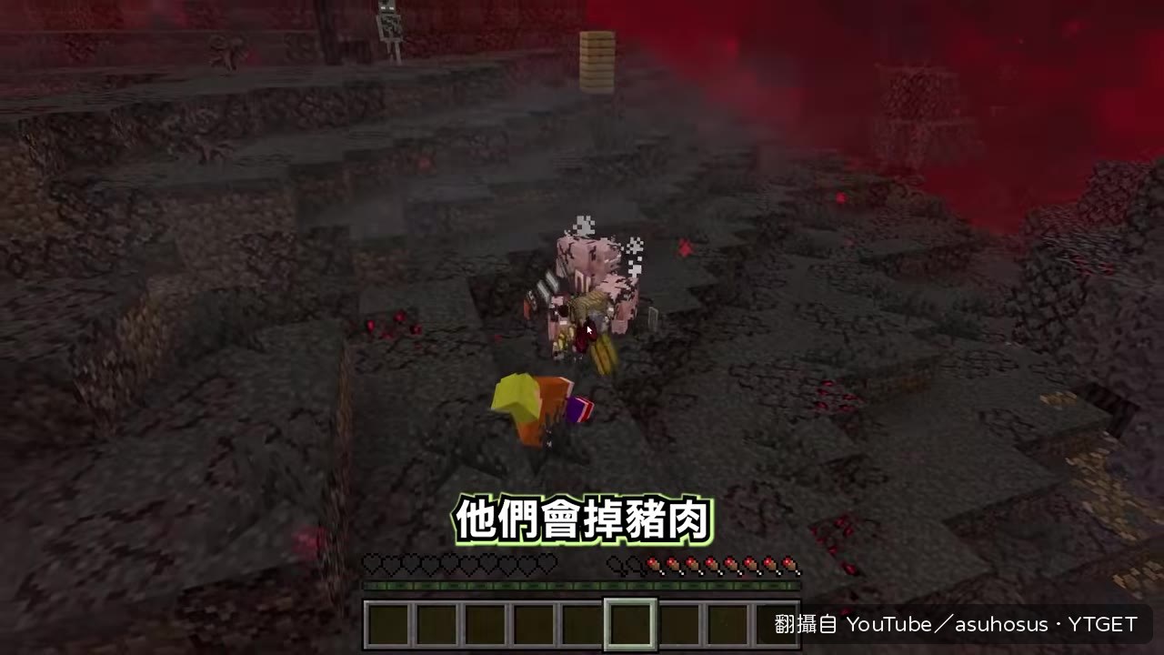 暗影豬一口把阿斯咬回主世界