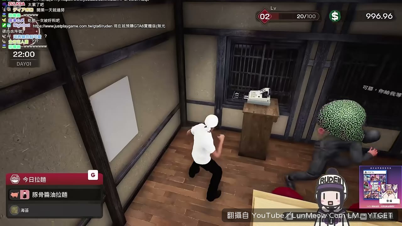 小偷進店直接被扁