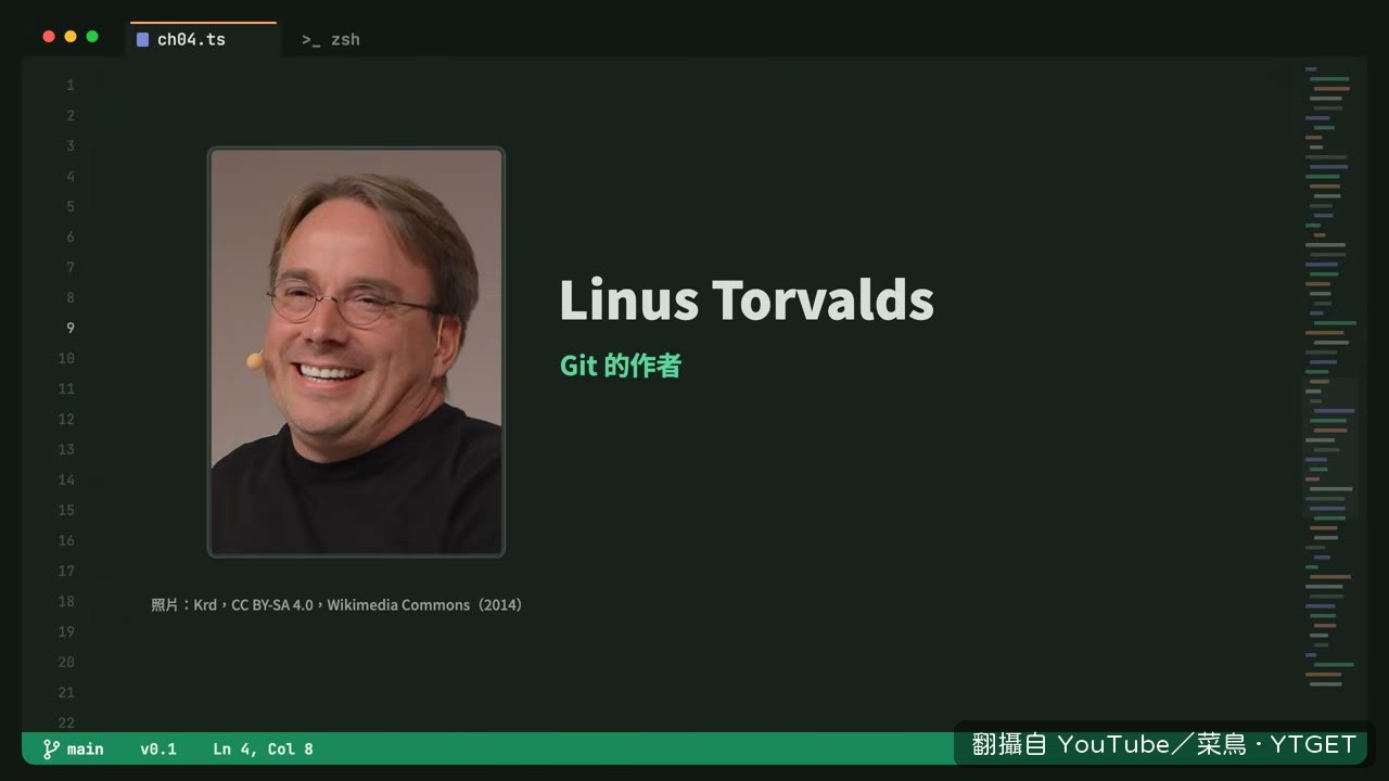 Linus 四天內交出 Git 第一個版本