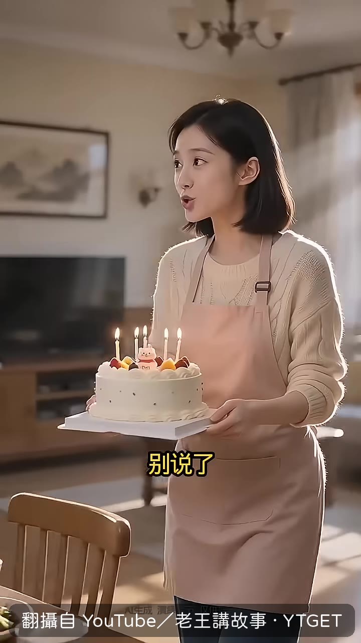 媳婦幫公公過生日許願