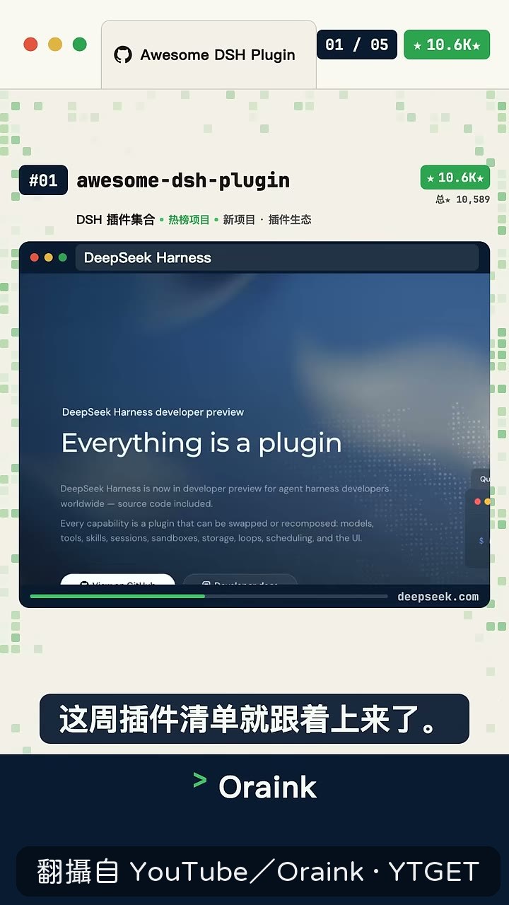 DSH 外掛清單一週衝到 1700 個