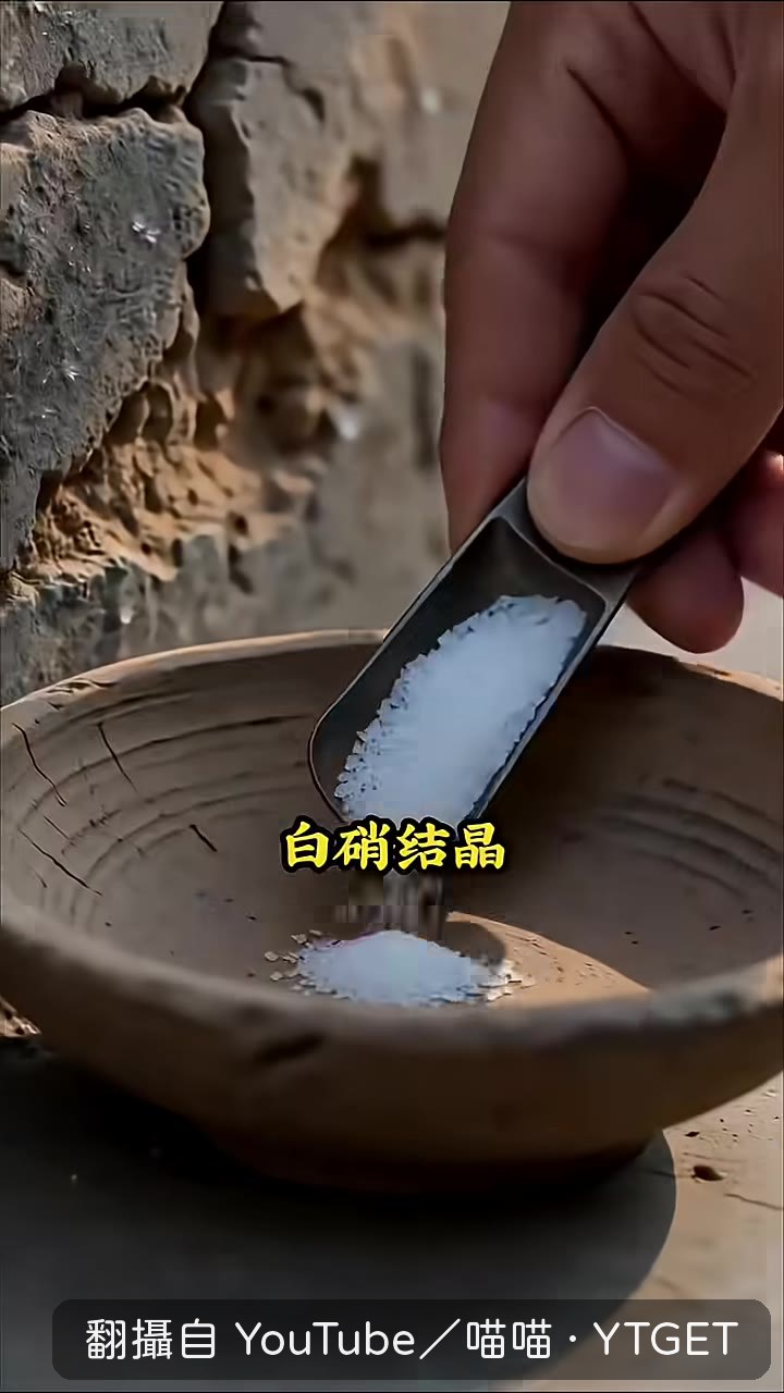 研磨白霄結晶