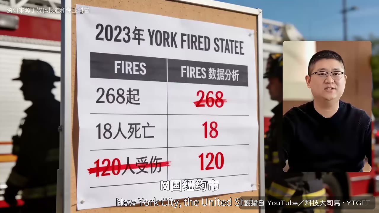 紐約電池火災兩年內死亡人數降九成四