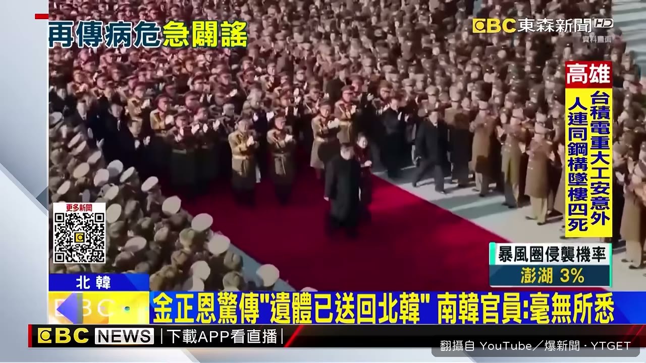 金正恩腦溢血送北京傳聞