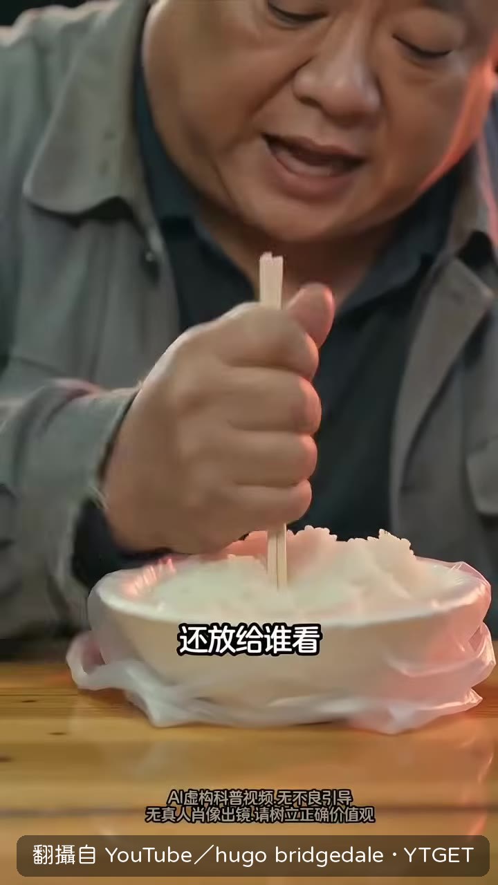 只剩一根筷子陪他