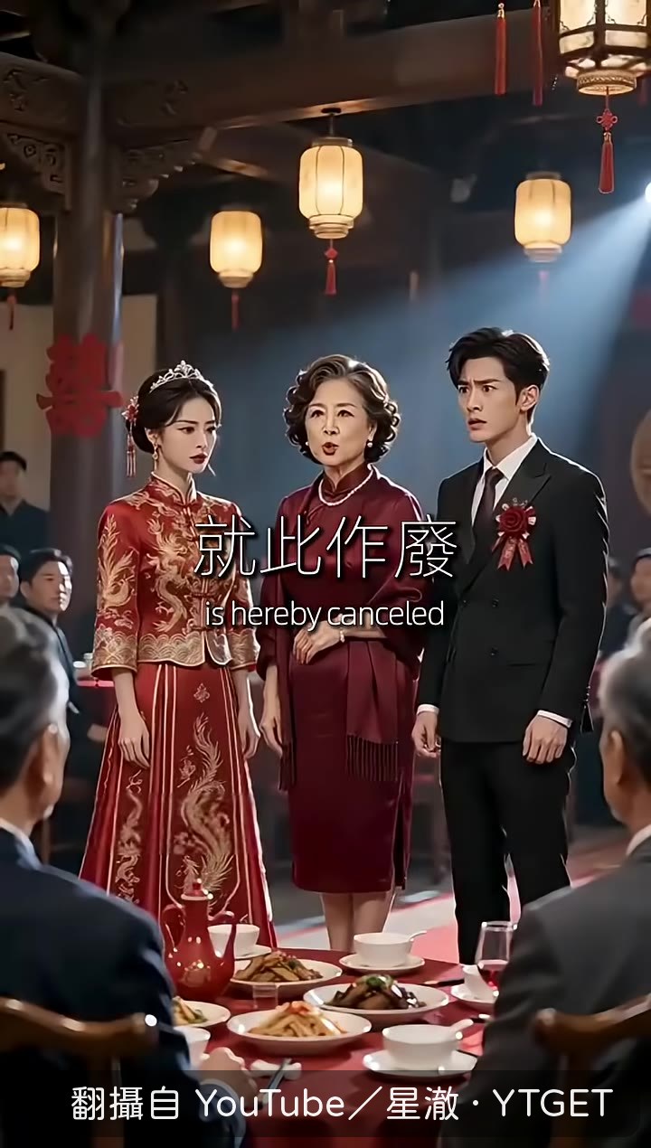 婆婆宣佈取消婚禮