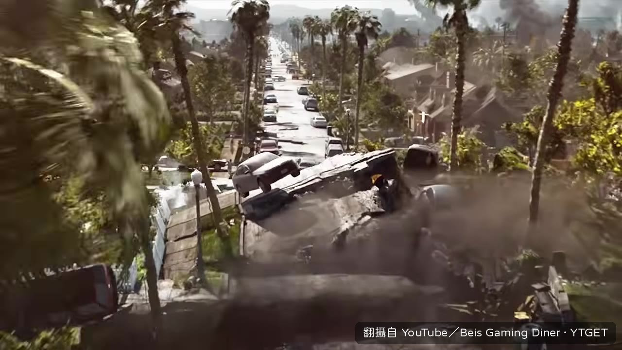 地震緊追在後的電影原片
