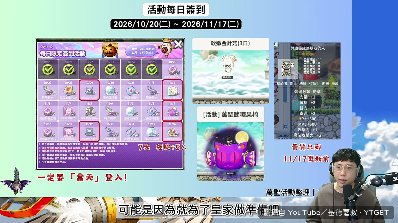 每日簽到認日期，漏一天就沒了