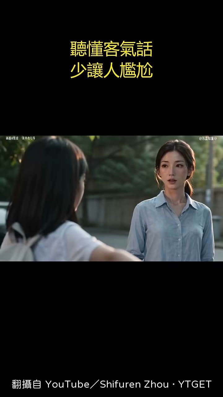 阿姨留吃飯其實是客氣話