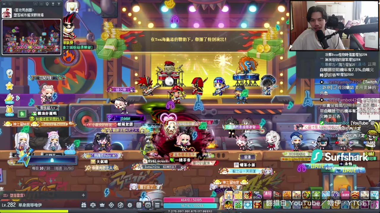 贊助 Buff 領取後掛在角色上方