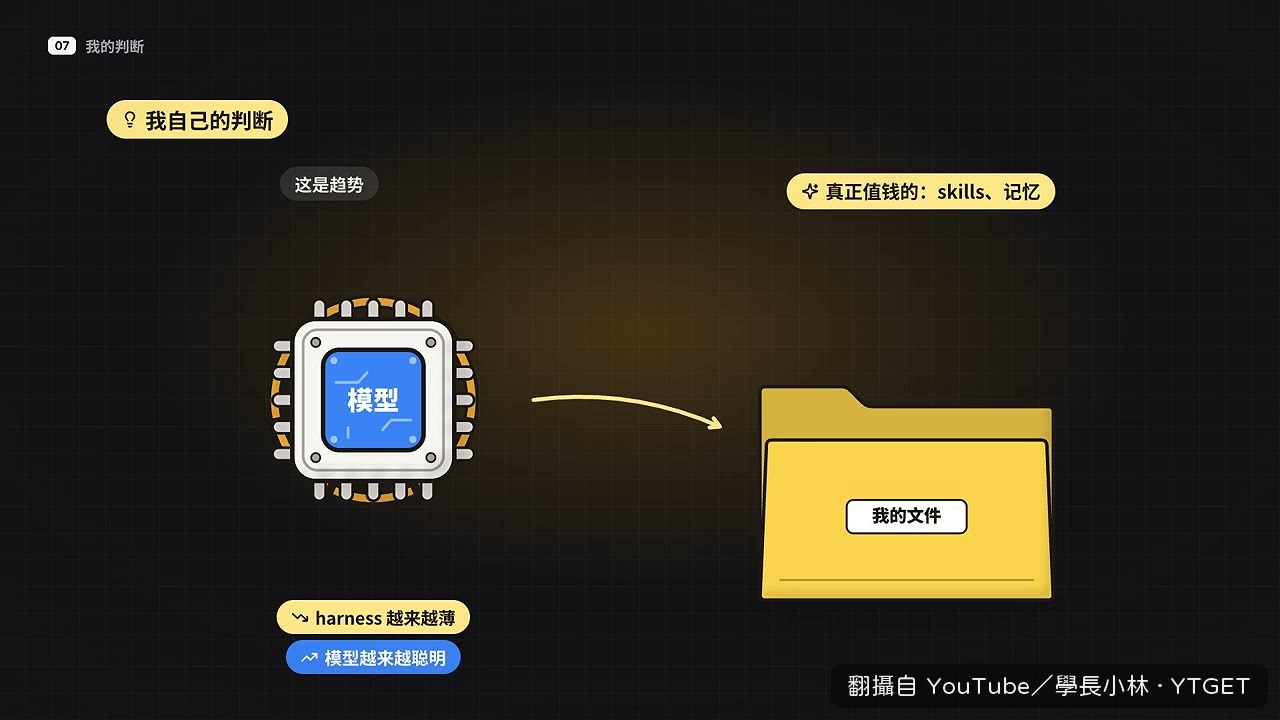 真正值錢的是你自己累積的 skills 和記憶