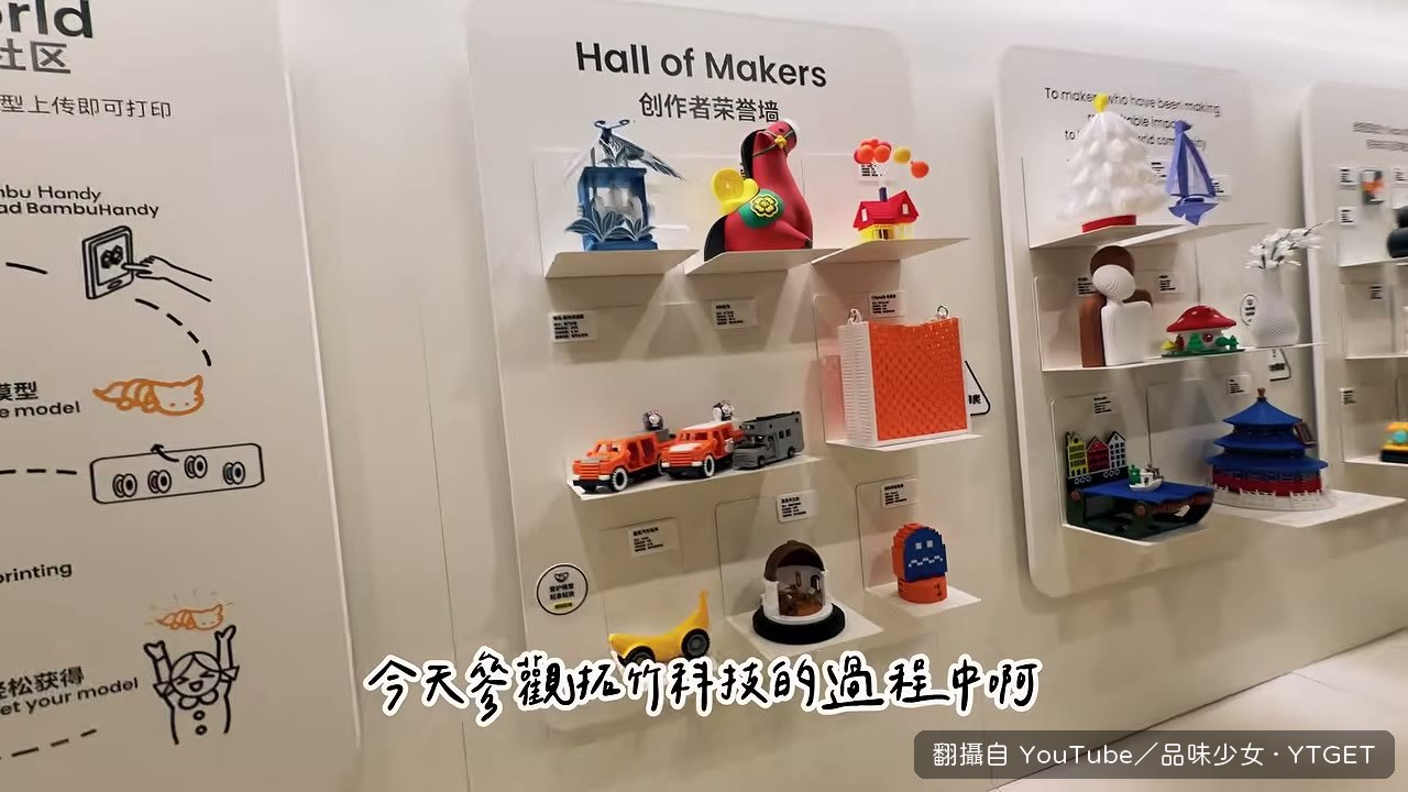 萬物皆可 3D 列印的展示牆