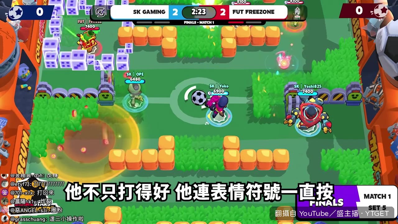 Demaster邊按表情邊操作