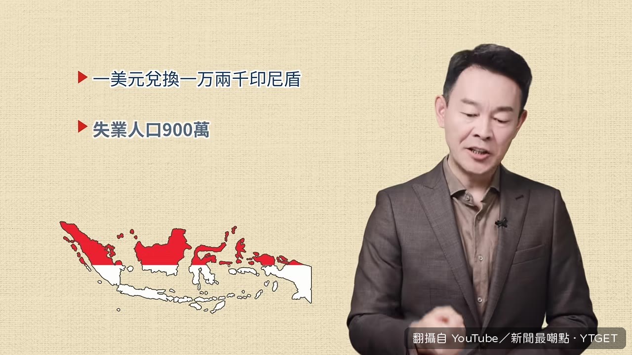 印尼失業人口飆到九百萬