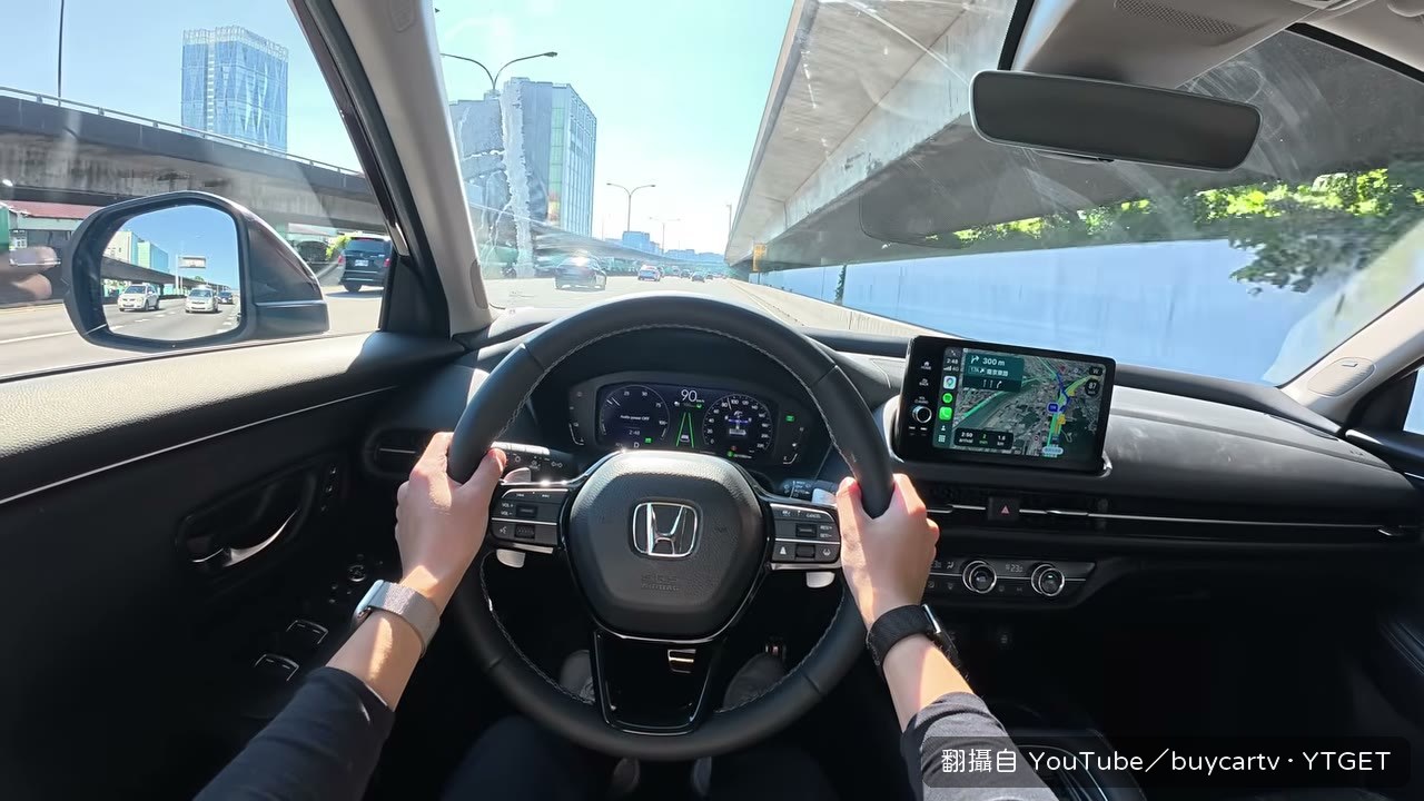 高速實測車道居中作動