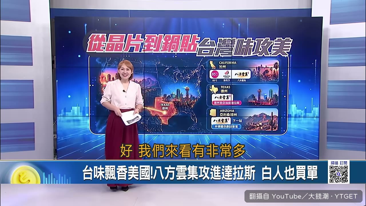 八方雲集跟著台積電腳步進美國