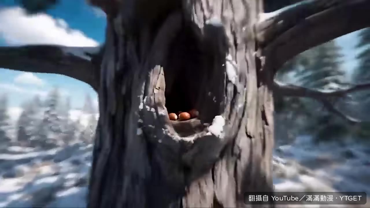 小女孩指出老鼠洞位置