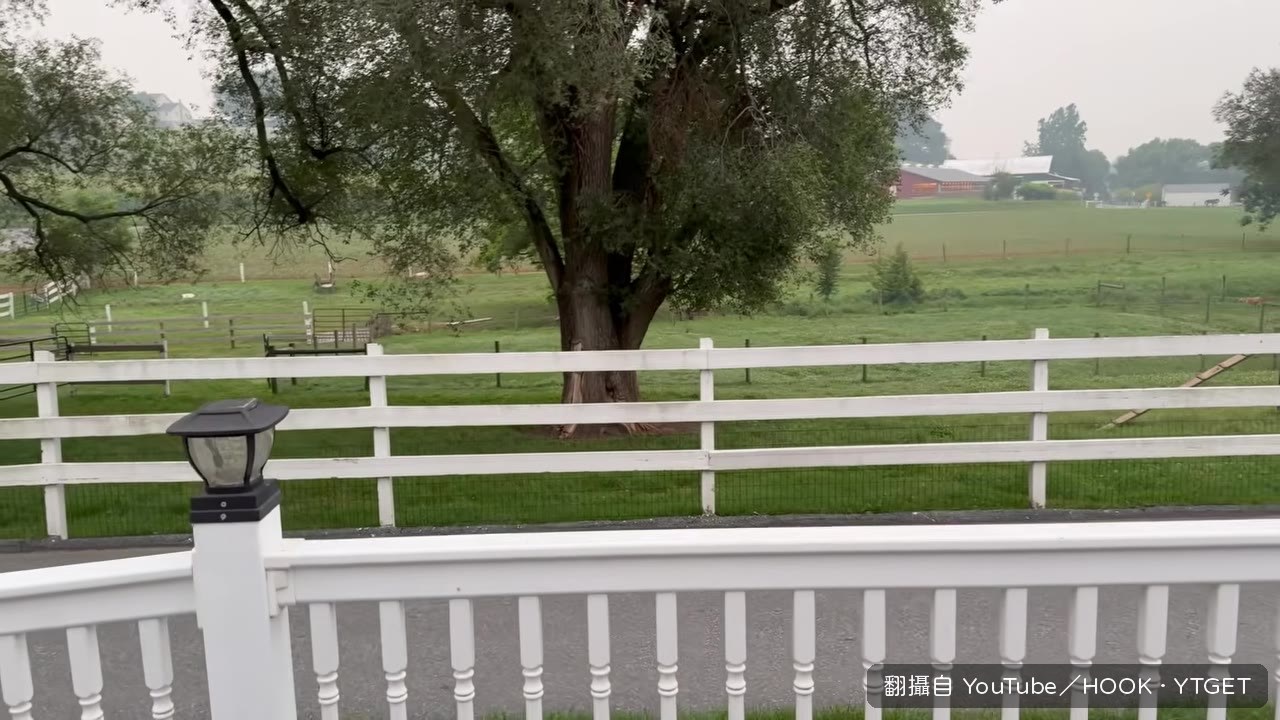 早晨的農場風景