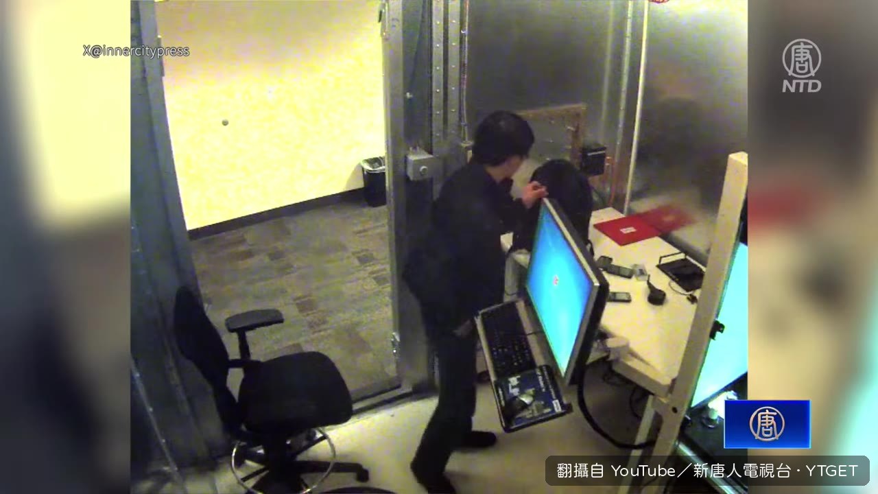 監視器拍下工程師拆零件