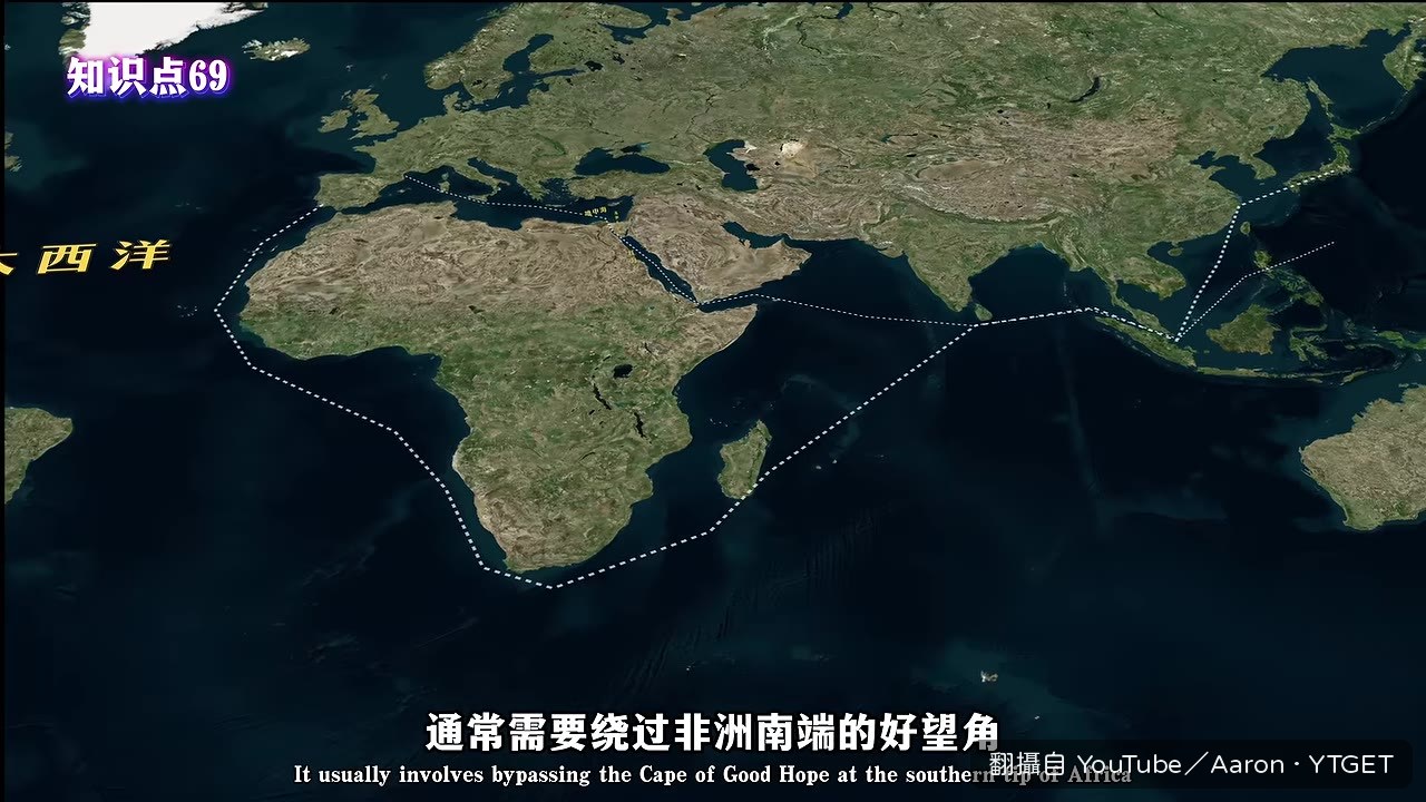 蘇伊士運河改變全球貿易路線