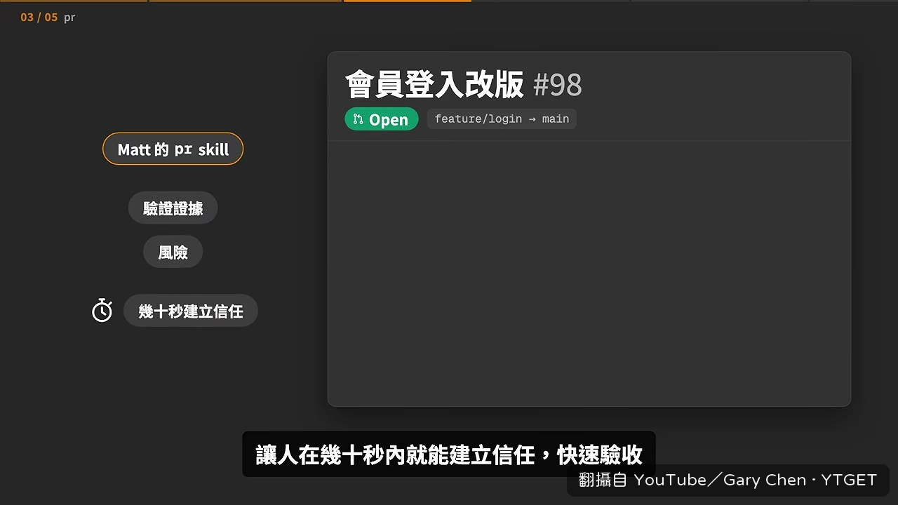 PR 範本要求附圖與驗收證據