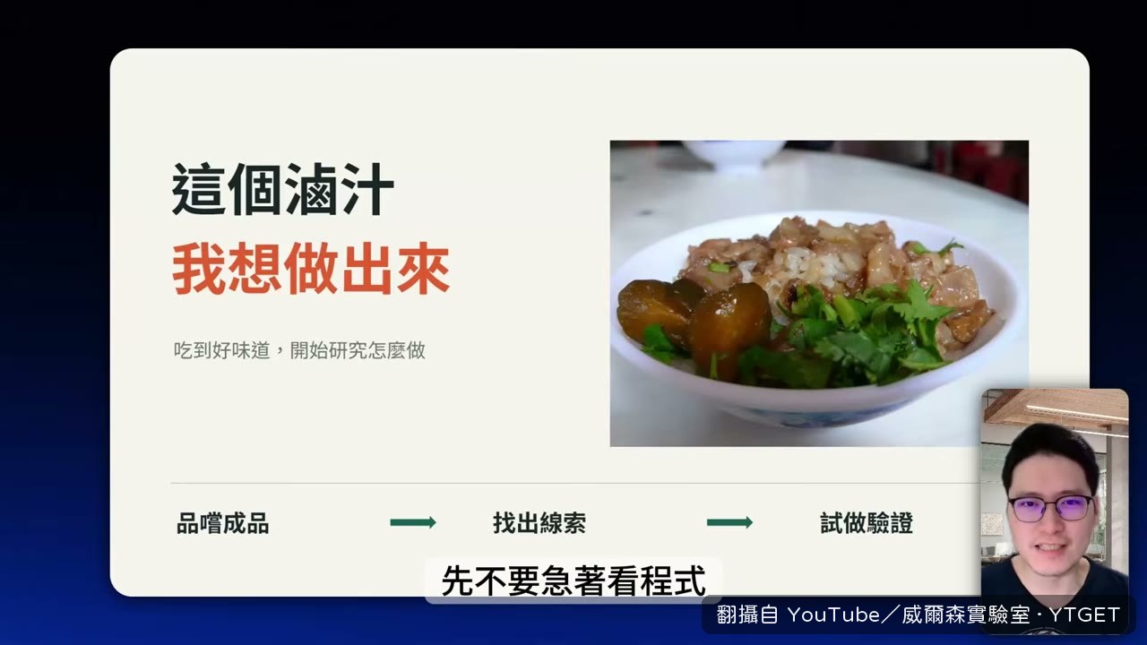用滷肉飯比喻逆向工程