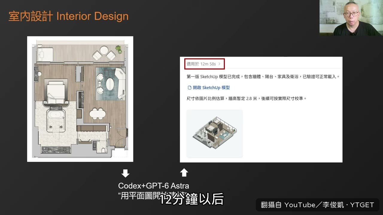 十二分鐘後模型在 SU 裡開啟