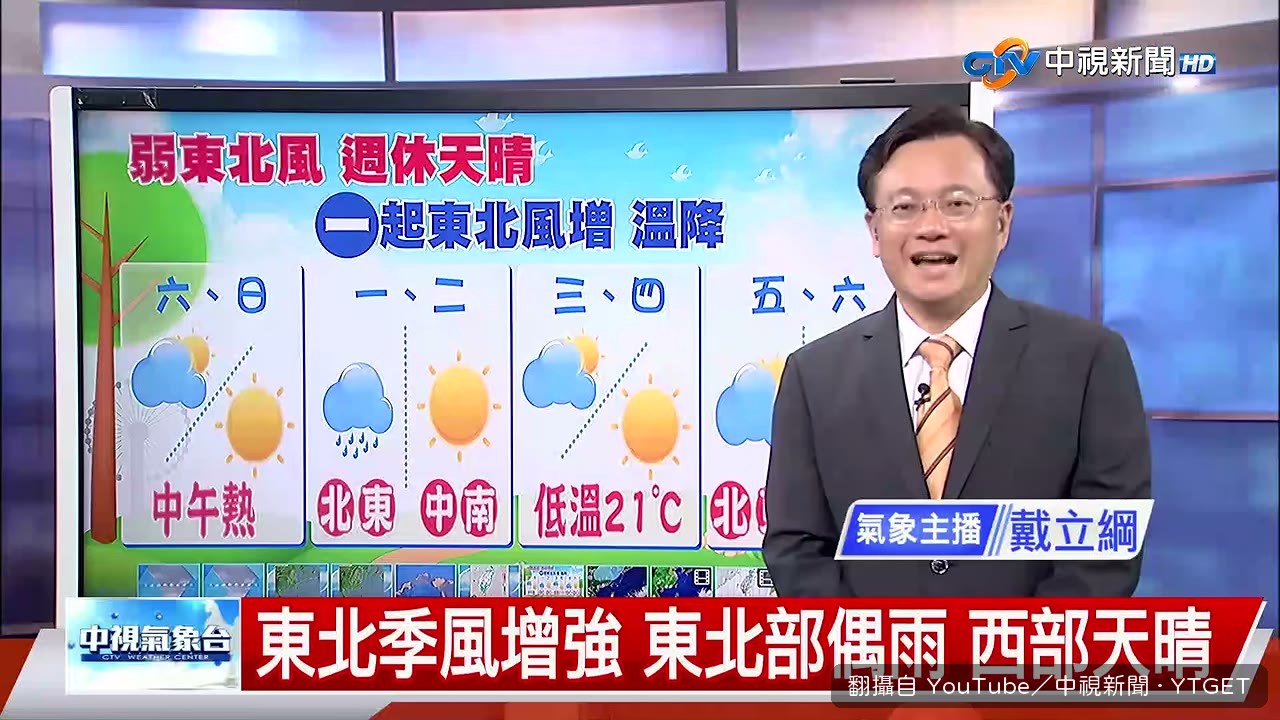 中午高溫33度,晚上卻開始轉涼