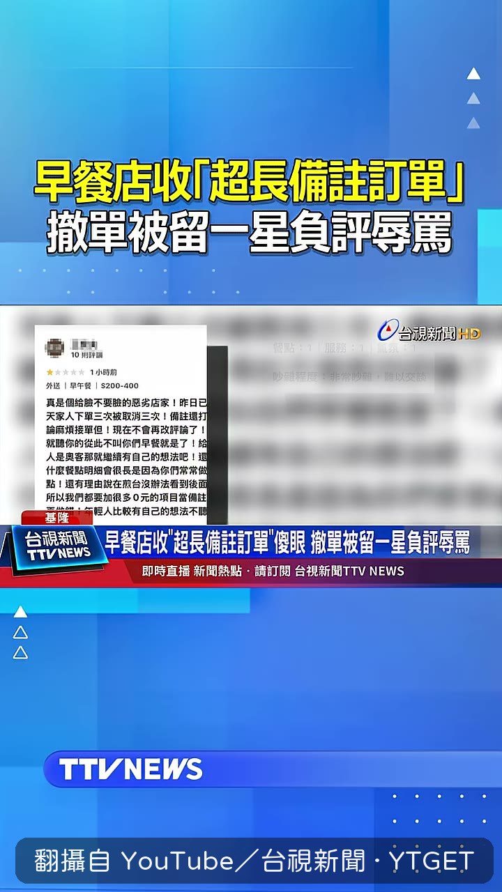 顧客留一星負評罵店家