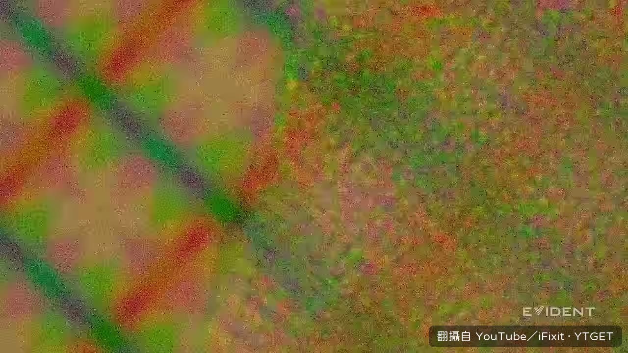 顯微鏡下的子像素排列