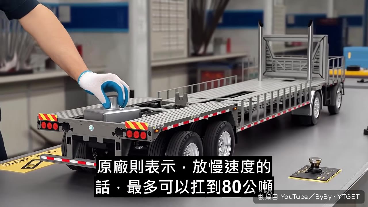 M1A2T放上板車，整組超過100公噸