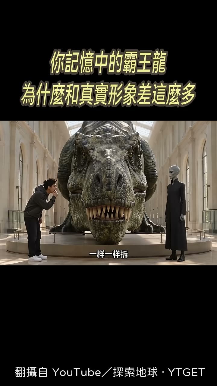 霸王龍的牙齒其實藏在嘴唇裡